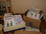 patterns of = doll clothes ,children, you name it.