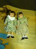 American girl dolls in new clothes