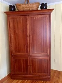 Cherry Armoire (53" x 80" x 27")