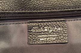 Mark & Graham Black Leather Handbag