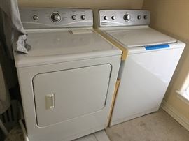 Like new Maytag Legacy Series electric washer and dryer sold as pair: $500. Perfect pair!