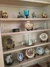 Cameo glass, Czech and bohemian, Royal Crown Derby, Borsato figurines