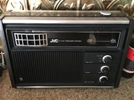 2 way speaker JVC portable radio, what a box!