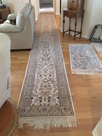 Indian Japaur Tabriz Runner, 20" by 2.4", $400.