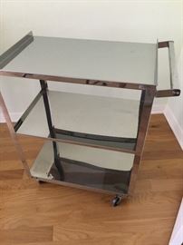  stainless medical rolling cart like new. BANANAS!