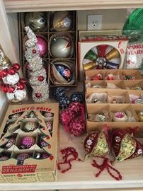 Shiny Brite glass ornaments