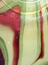 Detail:  "L.C. Tiffany" signature