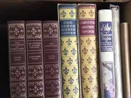 CLASSIC LITERATURE EDITINS, LEATHER BINDINGS ETC.