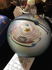 Butterfly paperweight by Vandermark