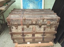 Antique trunk.