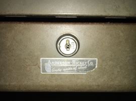 Vintage Anderson-Hickey Co. metal desk.