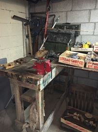 Lots of great basement items--tools and more.