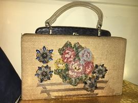 Vintage beaded handbag.