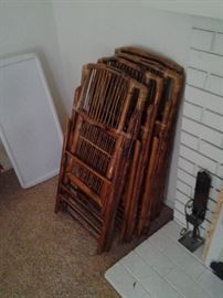 Vintage bamboo chairs