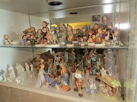 Nice collection of Hummels including a Goebels Nativity Set