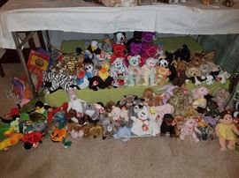 Vast Ty Beanie Baby Collection