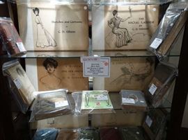 6 Charles Dana Gibson Books w/ Works from 1894-1902 - ALso First Editions, Books Illus. by NC. Wyeth, Peter Hurd and Others,