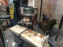 Singer "Sewhandy" Machine and Battery POwered Singer Plastic Toy Machine (works)