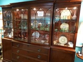 1840 Gothic Mahogany Breakfornt (Breaks down into 6 parts for easy transport)