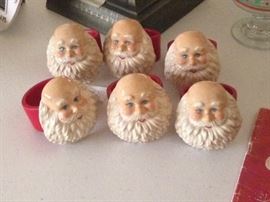 Santa napkin rings