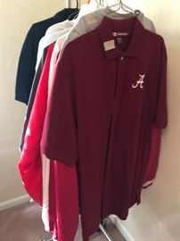 University of Alabama shirts and jackets