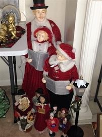 Christmas figurines of all sizes