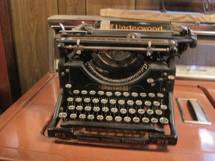 antique Underwood typewriter