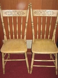 Antique chairs.