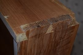 Detail of the 1700's dresser