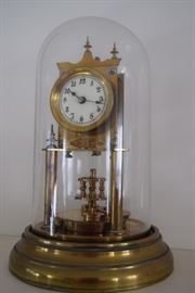 1900's Clock; Brass