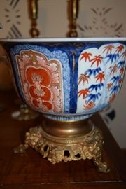 Imari Bowl on decorative base