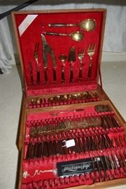 Thai Brass Silverware Set