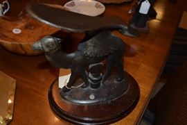 Cast Iron Camel Figural Shoe Last