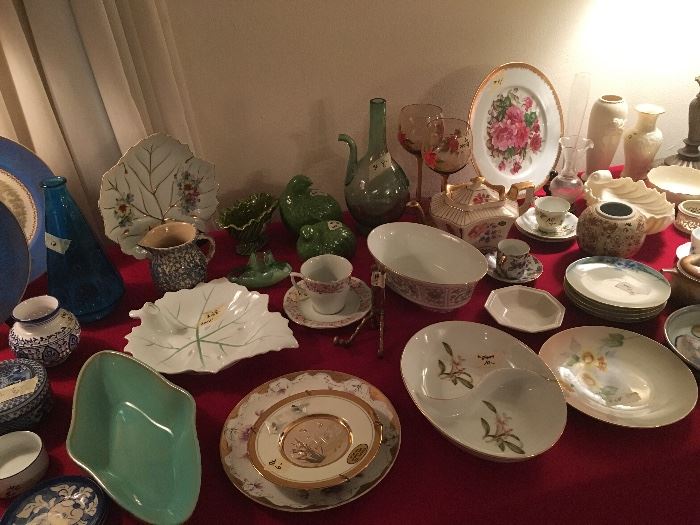 limoges- japan=germany-lenox, usa- more- diverse collection to be sure