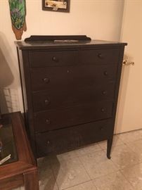 metal chest of drawers antique - rare metal chest on wheels -  have 2 metal pieces here 