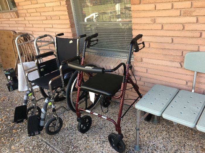 wheelchair & walker -health items  WALKER SOLD  HAVE WHEELCHAIR