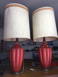 great condition =pair of retro lamps - 