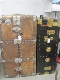 VINTAGE MENDEL STEAMER TRUNKS