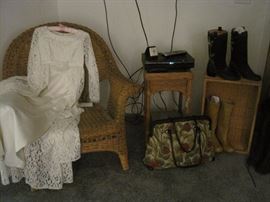 BOOTS...VINTAGE GOWN