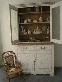 VICTORIAN STICK N BALL CHILD'S ROCKER