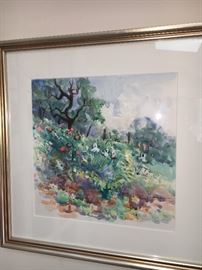 Original Watercolor signed PARSONS