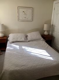 Double platform bed and more original art