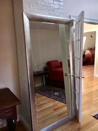 HUGE mirror. Not sure I want to see that much of myself!!