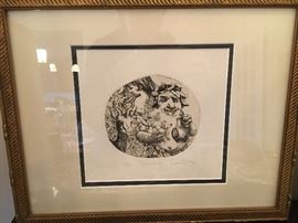 Charles Bragg signed litho