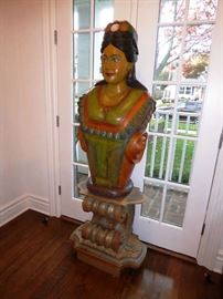 Folk Art Hand Carved Ship Figurehead