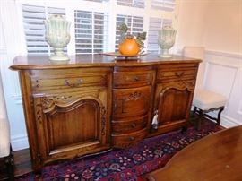 Vintage/Antique Carved Oak Sideboard