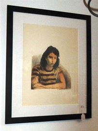 Raphael Soyer Lithograph