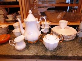 English China Dessert Set