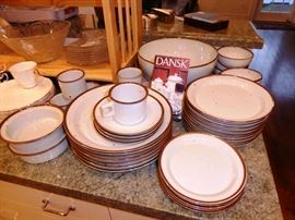 Dansk "Brown Mist" Dinnerware