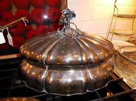 English Silverplated Turkey Dome